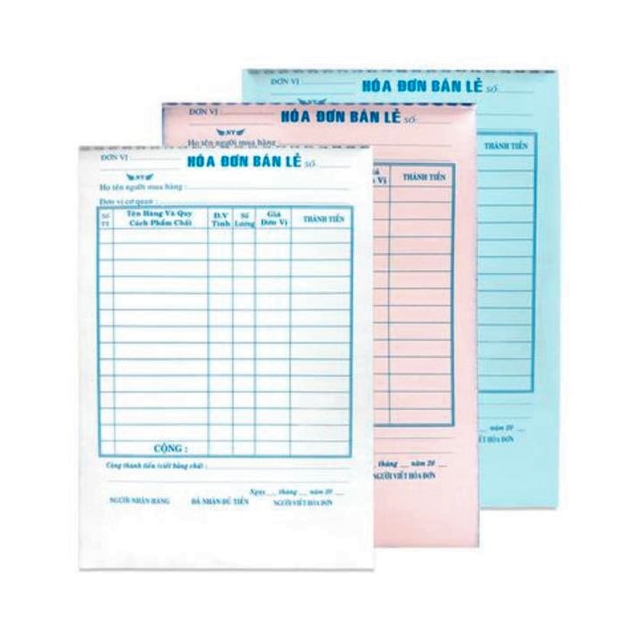 In Biểu mẫu Hóa đơn bán lẻ